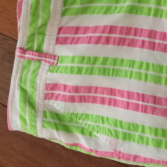 Lilly Pulitzer Originals Women's 8 Shorts Seersucker Cotton - Picture 2 of 7